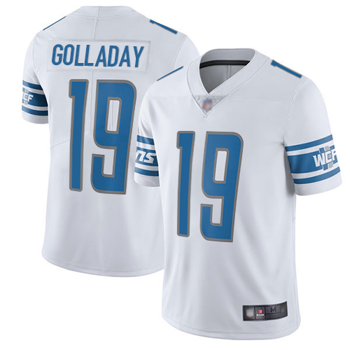 Detroit Lions Limited White Men Kenny Golladay Road Jersey NFL Football 19 Vapor Untouchable